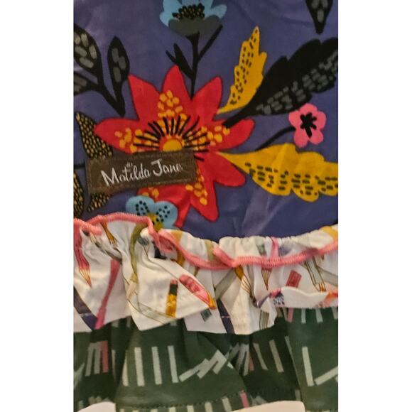 Matilda Jane Tunic/Dress – Size 0–3 Months – Multicolored Floral Pencil Ruffles - Picture 8 of 8